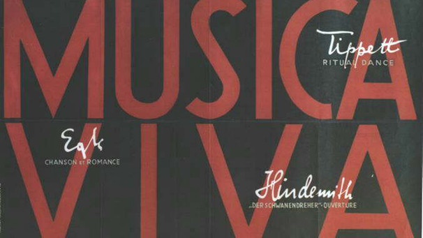 Plakate musica viva | Bild: BR/Historisches Archiv