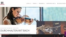 Homepage der Webpräsenz von BR-KLASSIK | Bild: BR / Screenshot