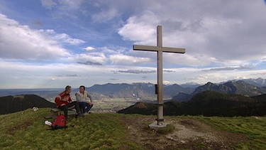 Werner Schmidbauer mit Elmar Wepper. | Bild: BR/Werner Schmidbauer