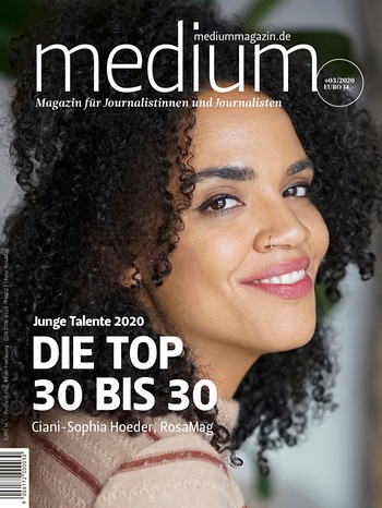 Unsere "Top 30 bis 30" des Jahres 2020 stehen fest und @CianiSophia ist eine davon. Wir gratulieren allen #top30mm ganz herzlich! Alle Namen + Infos stehen in mediummagazin 3/2020, das ab sofort hier verfügbar ist: https://t.co/fHpE08zits https://t.co/ey7PS0UfGV | Bild: mediummagazin (via Twitter)