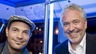 Andreas Bönte und Musiker Roger Cicero 2009 - Cicero ist im März 2016 verstorben. | Bild: BR