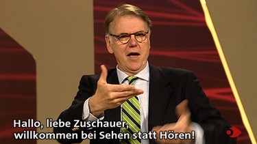 Jürgen Stachlewitz - Moderator der Sendung Sehen statt Hören | Bild: BR
