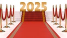 Roter Teppich mit Jahreszahl 2025 | Bild: BR/Anna Hunger