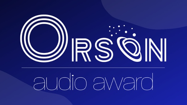 Logo des Orson Award in weißer Schrift auf blauem Hintergrund | Bild: Orson Award