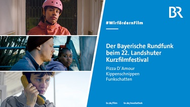 Banner für das Landshuter Kurzfilmfestival 2022 | Bild: Landshuter Kurzfilmfes6tival/BR