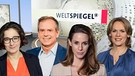 Weltspiegel-Moderatorinnen und -Mioderatoren | Bild: Weltspiegel