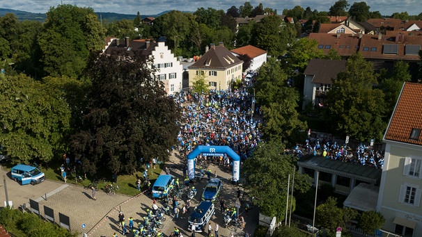 BR-Radltour 2023, 30.07.2023, Etappe 1, Start in Murnau | Bild: BR/Jasper Brüggemann