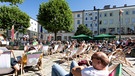 BR-Radltour 2023, 2.8.2023, 4. Etappe, Ankunft in Traunstein | Bild: BR/Hans-Martin Kudlinski