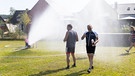 4. Etappe: Wasserpause in Ezelsdorf. | Bild: BR/Sylvia Bentele