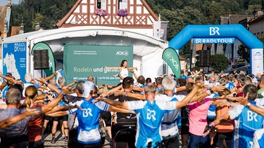 5. Etappe: Der Start in Pegnitz. | Bild: BR/Vera Johannsen