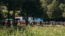 5. Etappe: Wasserpause in Veilbronn. | Bild: BR/Vera Johannsen