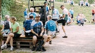 5. Etappe: Wasserpause in Veilbronn. | Bild: BR/Vera Johannsen