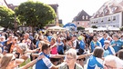 6. Etappe: Ankunft in Neustadt an der Aisch. | Bild: BR/Markus Konvalin