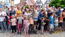 6. Etappe: Ankunft in Neustadt an der Aisch. | Bild: BR/Ralf Wilschewski