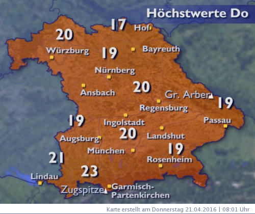 Höchsttemperatur | Wetter In Bayern | Wetter | Aktuell | BR